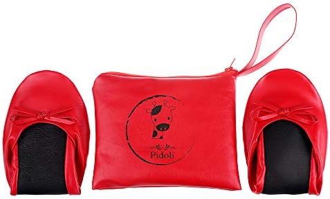 Ballet Flats Shoes -Women's Foldable Portable Travel Roll Up Shoes with Pouch - Image 3