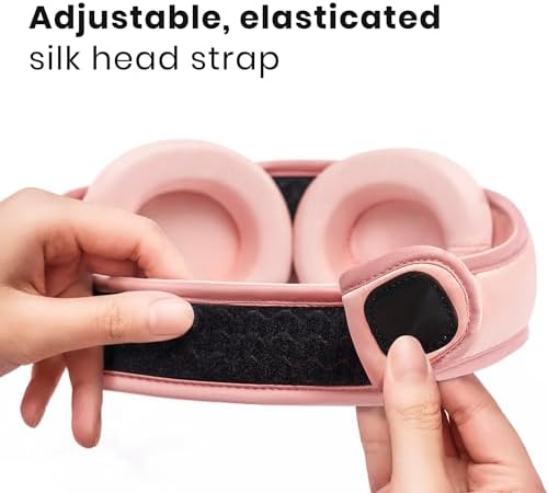 Manta Silk Mask - 100% Blackout Silky Sleep Mask, 22 Momme Premium Silk Eye Mask for Deep Sleep, Breathable & Machine Washable (Pink) - Image 6