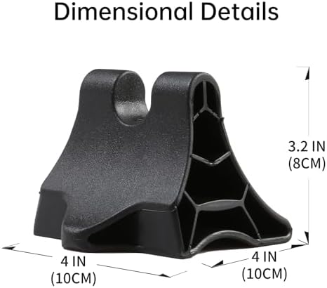 Trigger Point Massage Tool, Handheld Deep Tissue Manual Massager for Neck, Shoulders, Back & Feet, 3-Edge Pressure Point Design, Portable (Black) - Image 4