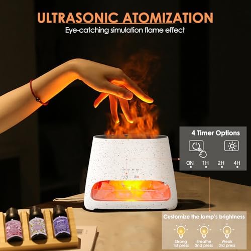 SALKING Himalayan Salt Lamp Diffuser, 2-in-1 Aromatherapy Diffuser for Home - Image 4