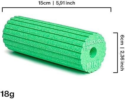 BLACKROLL - Mini Flow Foam Roller, Portable Massage Tool for Feet, Hands, and Arms, Ideal for Travel and Plantar Fasciitis Relief, Great for Exercise, Massage, and Muscle Recovery, 6" x 2" - Image 5