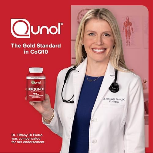 Qunol Mega Ubiquinol CoQ10 100mg, Superior Absorption, 100 Softgels - Image 7