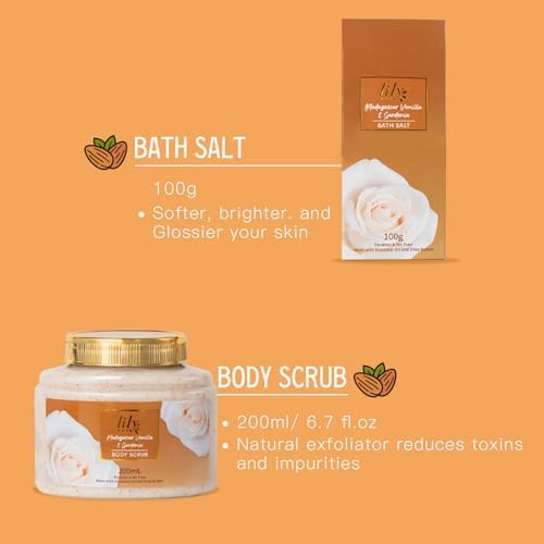 9Pcs Vanilla Spa Gifts for Mom, Birthday Gifts, Spa Gift Baskets for Women - Image 5
