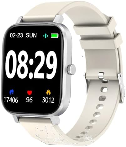 Choiknbo Smart Fitness Tracker Watch with Heart Rate Monitor, Activity Tracker with Pedometer, Sleep Monitor, Calories & Step Counter, Waterproof Smart Watch for Women Men Fitness Watch for Sports by Choiknbo