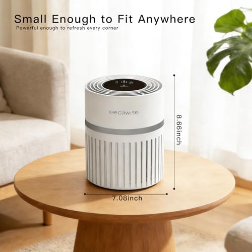 MEGAWISE Air Purifier, H13 True HEPA Filter, 25dB Quiet Air Cleaner - Image 6