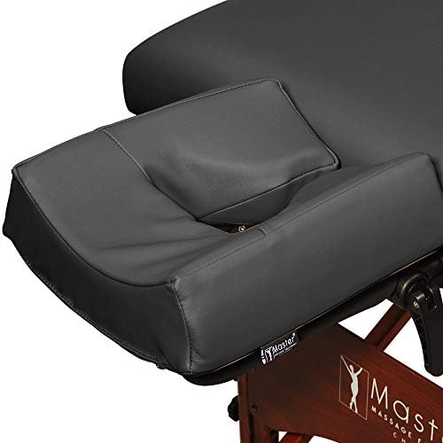 Master Massage Massage Patented Memory Foam Ergonomicdream Face Cushion Pillow Headrest, Black by MasterMassage