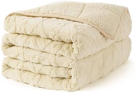 Topblan Weighted Blanket Twin Size 15lbs, 48 x 72 for Adults in Bed by Topblan