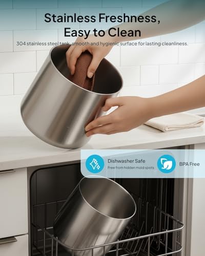 Livatro 7L Stainless Steel Cool Mist Humidifier for Bedroom & Large Room - Image 2