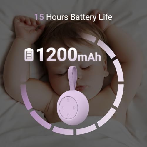 Portable Baby Sound Machine & Essentials for Babies & Kids-Purple - Image 3