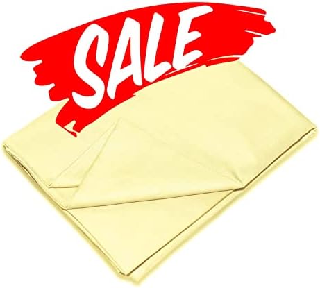 YEMYHOM 100% Cotton Weighted Blanket Cover 48"x72", Soft Removable Duvet Cover for Heavy Blanket, Machine Washable（Yellow） by YEMYHOM