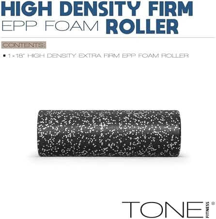 Tone Fitness High Density EPP Foam Exercise Foam Roller for Yoga, Pilates, Stretching, Massage, and Recovery | Multiple Sizes and Colors - Image 2