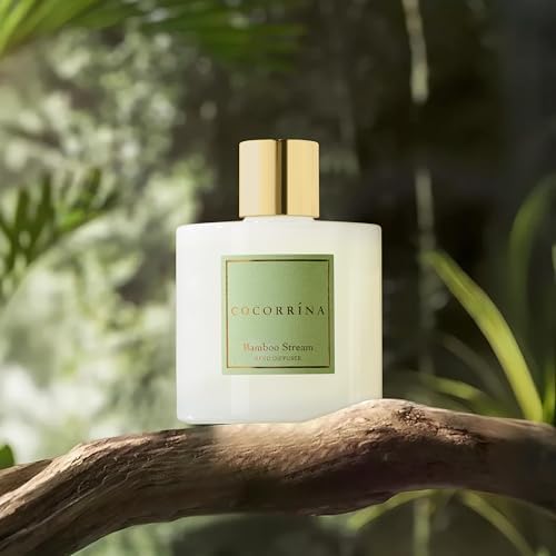 Cocorrína Reed Diffuser - Bamboo Stream Scented Diffuser with 8 Sticks Home Fragrance Reed Diffuser for Bathroom Shelf Decor - Image 3