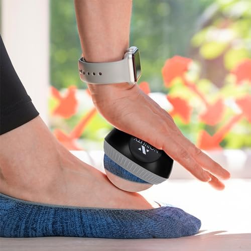 Nobility Massage Ball Roller– Ice Cold and Hot for Deep Tissue and Sore Muscle Relief of Stiffness and Stress, Body, Neck, Back, Foot, Plantar Double Grey - Image 6