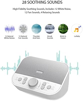 Riptunes White Noise Sound Machine w/ 28 Soothing Sounds, SM128 Enjoy Your Sleep with This Great Noise Machine - Image 3