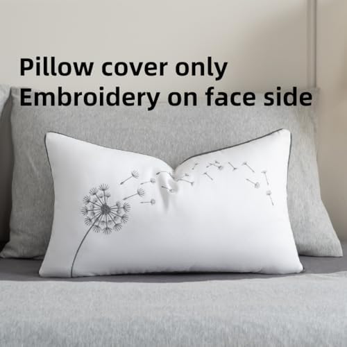 Sanmetex Dandelion Throw Lumbar Pillow Cover 12x20 Inch - Image 3