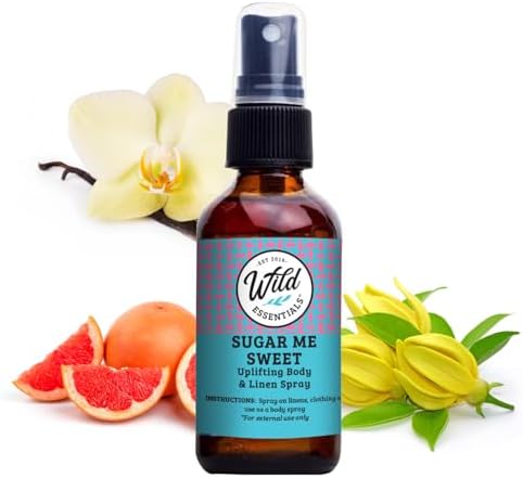 Wild Essentials All Natural Essential Oil Sprays, 2 Ounce, 60ml, Organic Witch Hazel, Aromatherapy, Made in USA by WildEssentials