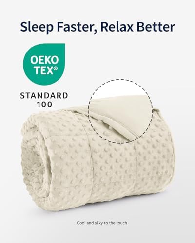 Mr. Sandman Weighted Blanket for Adults, Full Size 15 lbs, 48 x 72 Inches - Image 3