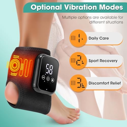 2PCS Foot Massager for Neuropathy, 3-in-1 Cordless Foot and Ankle Massager for Heel, Arch & Ankle Relief, 2000mAh Rechargeable - Image 4