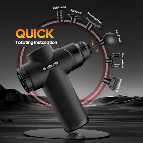 AERLANG Mini Massage Gun Portable Deep Tissue Percussion Muscle Massager - Image 4