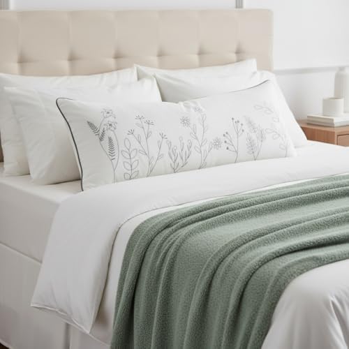 Sanmetex Spring Floral Throw Pillow Cover 14x36 Inch - Image 4
