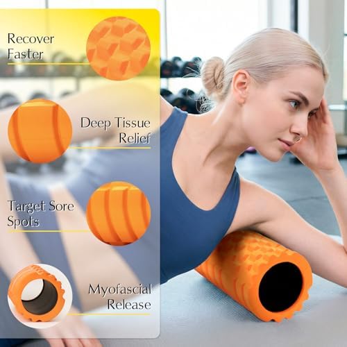 Foam Roller High-Density Massage Roller for Deep Tissue & Muscle Recovery - Image 5