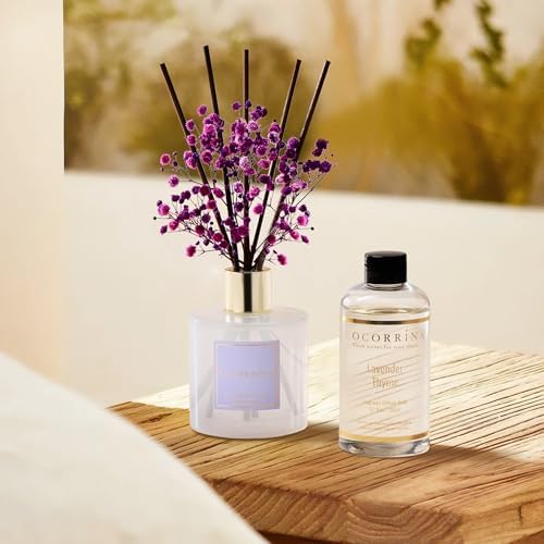 COCORRÍNA Refill- Lavender Thyme 6.7 Fl.oz Reed Diffuser Refill with 8 Sticks - Image 6
