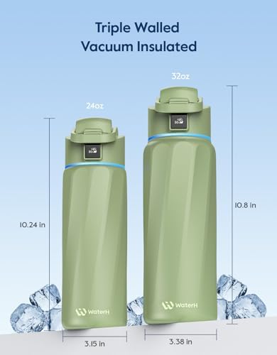 WaterH BOOST Smart Water Bottle Tracker with Reminder to Drink Water, 24oz - Image 5