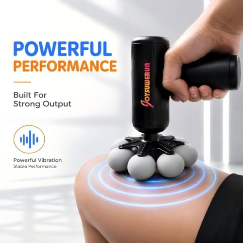 Massage Gun with Wide-Coverage Head, Comfortable Massage for Home & Travel - Image 3