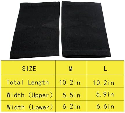 JUMISEE (One Pair Cotton Knee Sleeves for Knee Support, Circulation Improvement & Pain Relief Compression Knee Brace - Image 7