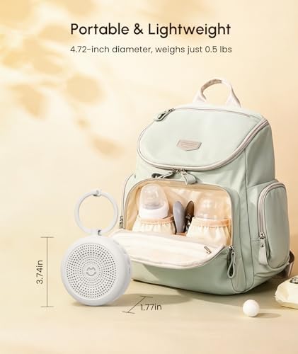 Sleep Sound Machine, Portable White Noise Machine with 29 Sounds, Lullaby, Adjustable 32 Volumes, Sleep Timer for Sleeping - Image 6