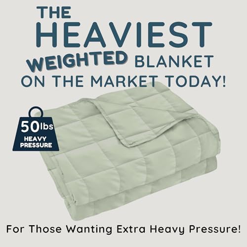 HomeSmart King Size Weighted Blanket 50 lbs - The Heaviest Weighted Blanket - Image 2