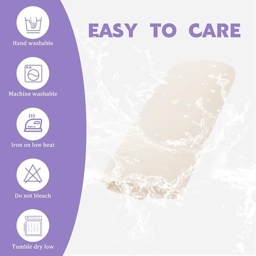 BALAPET 2 Pcs Velvet Cervical Neck Pillow Case, Soft Elasticity Pillowcase for Ergonomic Cervical Neck Pillow,Fuzzy Warm Flannel Pillow Cases with Zipper, Cover Only(White) - Image 6