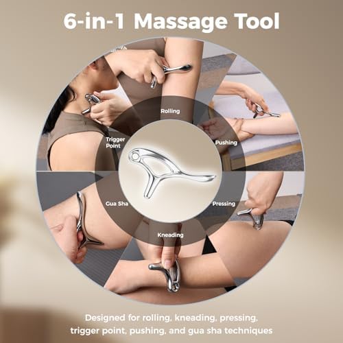 Ranarose Trigger Point Massage Tool for Deep Tissue, Muscle Pain Relief (T) - Image 3