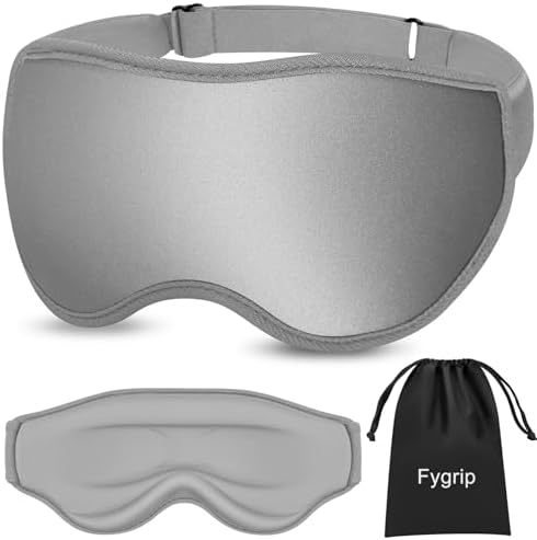 Fygrip 3D Eye Mask Sleep Mask for Men & Women, Grey by Fygrip