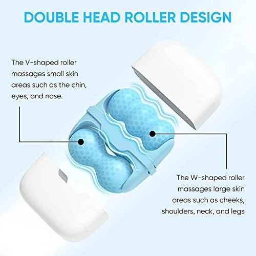 2 in 1 Cool Ice Roller for Face and Eye Facial Roller Personal Skin Care Tool with Carry Case to Reduce Puffiness and Relief Migraine, Pain. Women Mother Gift - Image 5