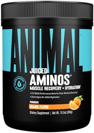 Animal Juiced Amino Acids Electrolytes Supplement | Orange 30 Serving by Animal