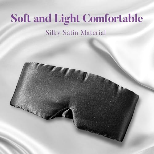 Sleep Mask, Eye Mask Weighted Light Blocking Eye Cover, Travel Mask - Image 4