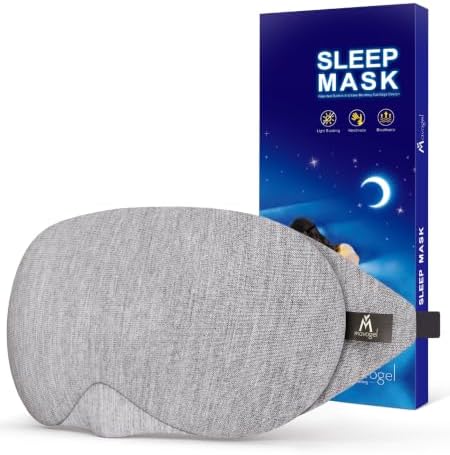 Mavogel Cotton Sleep Eye Mask, Light Blocking with Adjustable Nose Bridge by Mavogel