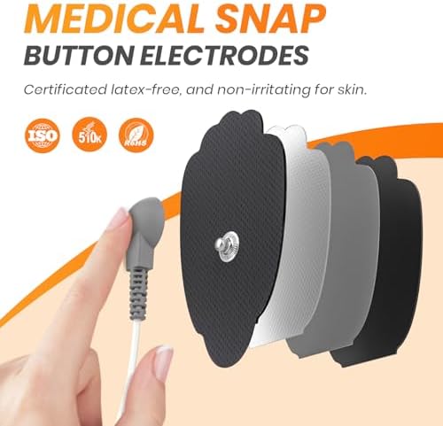 AVCOO TENS Unit Pads Combination Set 20 Pcs, Latex-Free, 50 Times of Use - Image 5