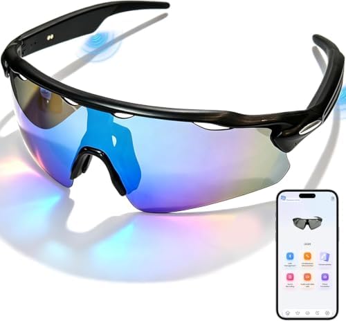 Bluetooth Smart Glasses, Smart Running Cycling Sunglasses by Osawalla