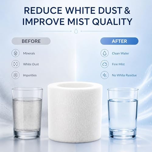 Top-Fill Humidifier Replacement Filter Compatible with Levoit Dual150 Dual200S Classic160 Classic300(S) LV600S LV600HH OasisMist450S OasisMist600S Superior 6000S - 30 Filters and 2 Clean Fish - Image 6
