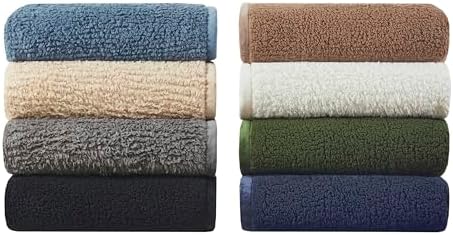Woolrich Burlington Berber Blanket Super Soft, Cozy Lightweight Cover with Luxurious Velvet Binding, Modern Trendy All Season Bedspread Bedding-Set, Full/Queen: 90x90, Blue - Image 5