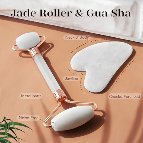 BAIMEI IcyMe Jade Roller & Gua Sha Facial Tool Set for Face Depuffing - Image 3