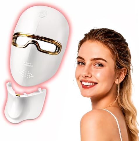 Red Light Therapy Mask for Face, 850nmNIR Treats Acne & Wrinkles by Unknown