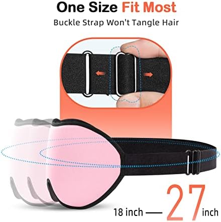 INNELO Sleep Mask for Side Sleeper, 3D Zero-Pressure, 100% Blackout, Nap - Image 6