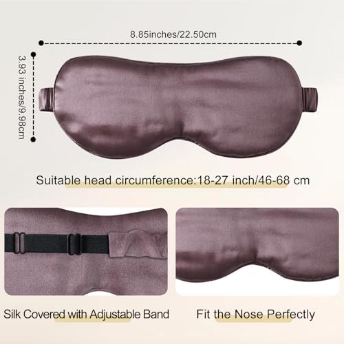 ZIMASILK Adjustable 100% 22 Momme Mulberry Silk Sleep Mask - Image 4