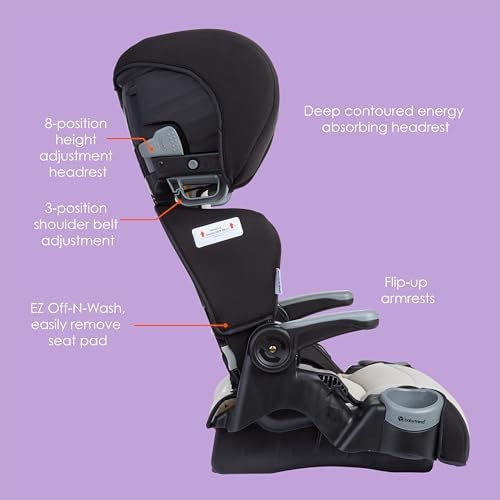 Baby Trend Protect 2-in-1 Folding Belt-Positioning Booster Seat, Dash Tan - Image 6