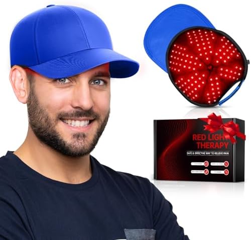 RELEXNOW Red Light Therapy Cap for Hair with Upgraded 180 Tri-Chip LEDs by HealthyLivingStartswithRelexNow