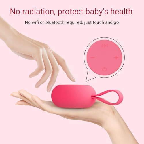 Jaroco Portable Baby Sound Machine [White Noise for Babies Kids Adults][Sleep Soother][12 Soothing Sounds] 15 Hours Battery Life, Registry Gift,Shower,Clips on Baby Stroller Rose - Image 6