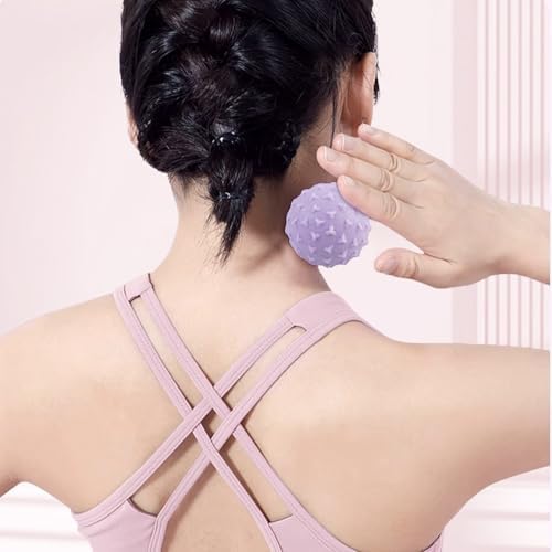 WOVTE Massage Lacrosse Ball Set for Sore Muscles, Shoulders, Neck, Back, Foot, Body, Deep Tissue, Trigger Point, Muscle Knots, Yoga and Myofascial Release - Image 5